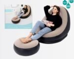 VA Sofá Inflable Con Reposa Pies