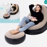 VA Sofá Inflable Con Reposa Pies