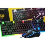 Combo Teclado Gamer RGB TF-230 (Semi-Mecánico)