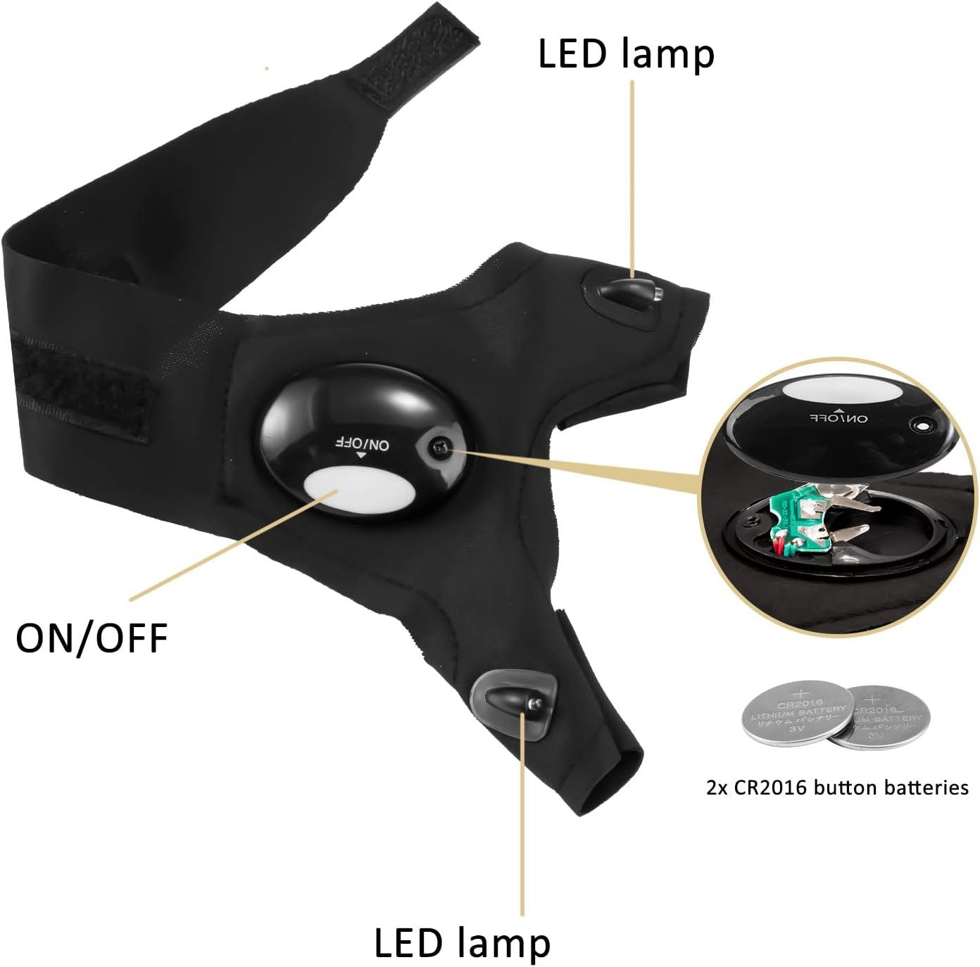 783173.jpg Guantes Con Linterna Luz Led Ligeros - Imagen 1